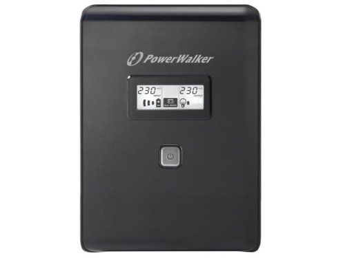 UPS POWERWALKER LINE-INTERACTIVE 1500VA 2X SCHUKO + 2XIEC OUT, RJ11/RJ45 IN/OUT, USB, LCD-1151213