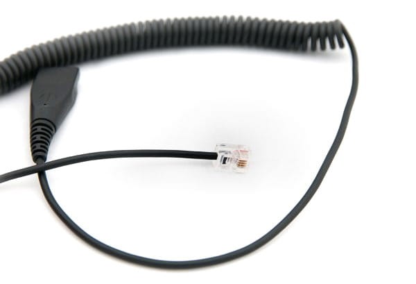 Axtel 05-QD/RJ – kabel spiralny QD-RJ – widok całości