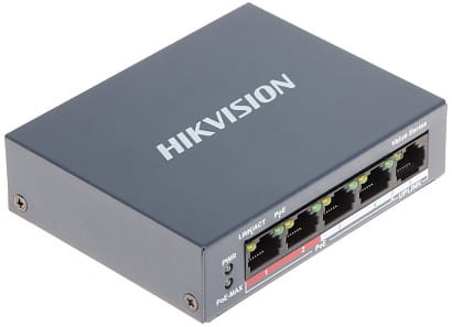 SWITCH PoE DS-3E0105P-E/M(B) 5-PORTOWY Hikvision-1154889