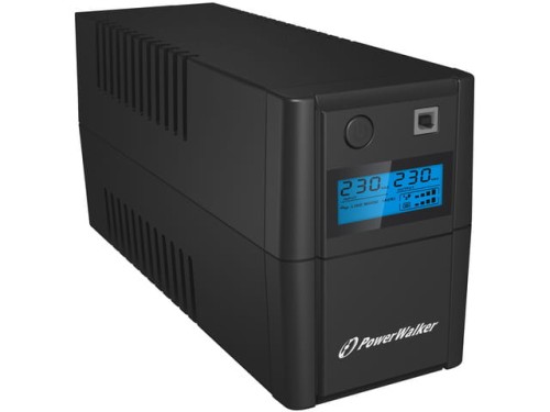 UPS POWERWALKER LINE-INTERACTIVE 650VA 2X 230V PL OUT, RJ11 IN/OUT, USB, LCD,-1151338