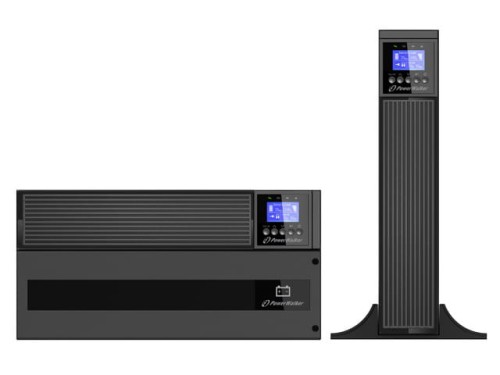 UPS RACK 19" POWERWALKER ON-LINE 6000VA ICR IOT PF1, TERMINAL OUT, USB/RS-232, LCD-1209866