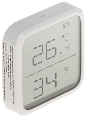 BEZPRZEWODOWA CZUJKA TEMPERATURY AX PRO DS-PDTPH-E-WE Hikvision-1213738