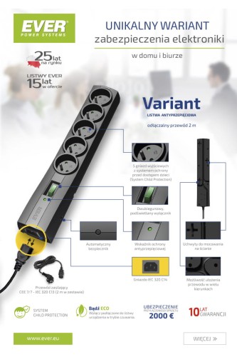 LISTWA ANTYPRZEPIĘCIOWA EVER VARIANT 2m-1158737