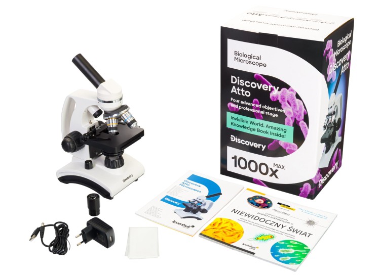 (PL) Mikroskop Discovery Atto Polar z książką-1430134