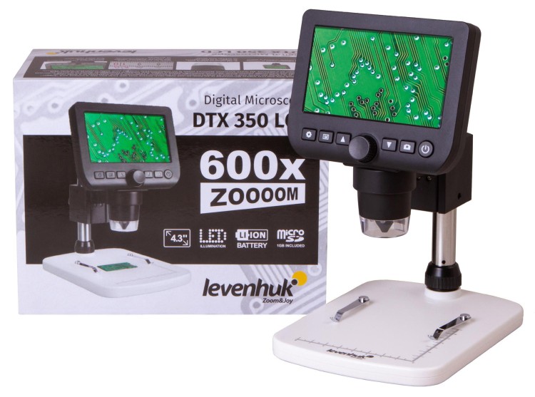 Mikroskop cyfrowy Levenhuk DTX 350 LCD-1439585