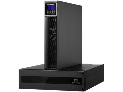 UPS RACK POWERWALKER VFI 10000 RTG PF1 ON-LINE 10000VA 2X IEC C13 TERMINAL LCD 5U BATTERYPACK-1151689