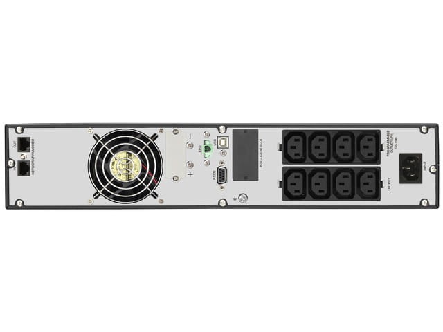 UPS RACK POWERWALKER VFI 1500 RMG PF1 ON-LINE 1500VA 8X IEC C13 USB-B RS-232 LCD 2U-1151730