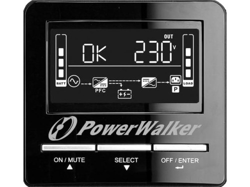 UPS POWERWALKER VI 1500 CW FR LINE-INTERACTIVE 1500VA 3X 230V PL USB-B RS-232 LCD EPO-1151225