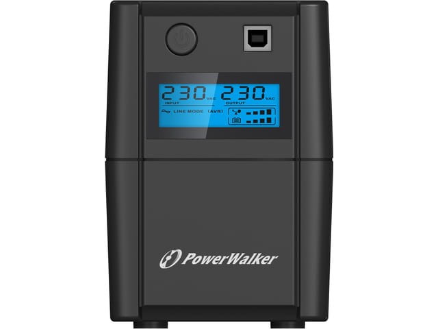 UPS POWERWALKER VI 650 SHL LINE-INTERACTIVE 650VA 2X SCHUKO USB-B LCD-1151350