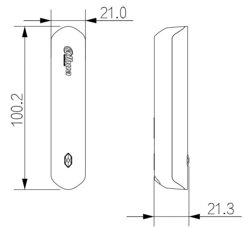 BEZPRZEWODOWY EKSPANDER WEJŚCIA ARM310-W2(868) DAHUA-1319009