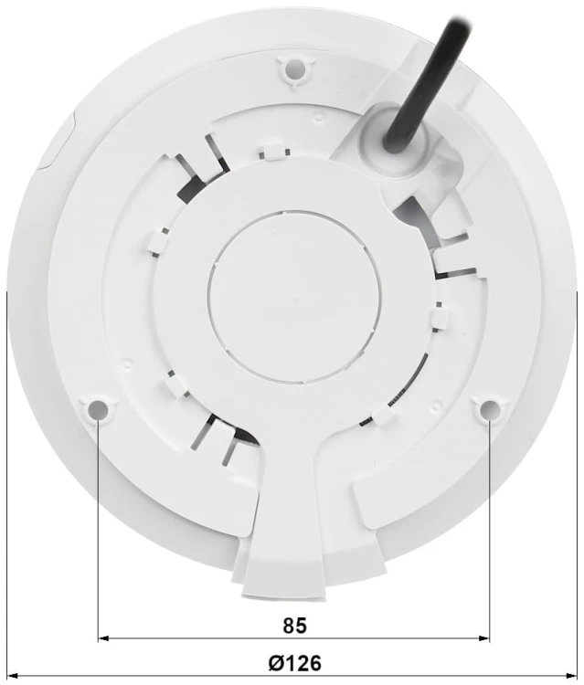 KAMERA AHD, HD-CVI, HD-TVI, PAL HAC-EW2501-0140B - 5Mpx 1.4mm - Fish Eye DAHUA-1339542