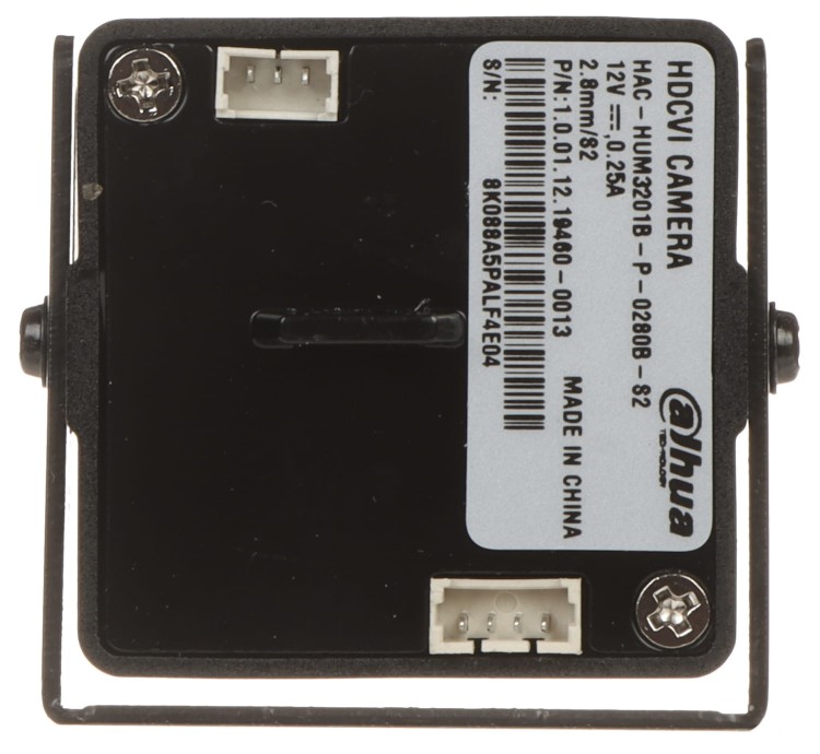 KAMERA AHD, HD-CVI, HD-TVI, PAL HAC-HUM3201B-P-0280B-S2 PINHOLE - 1080p 2.8mm DAHUA-1517488