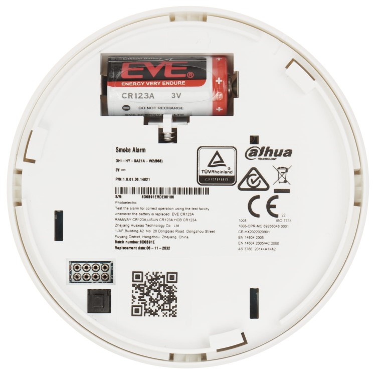 BEZPRZEWODOWA CZUJKA DYMU HY-SA21A-W2(868) DAHUA-1360565