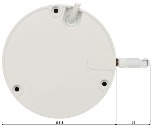 KAMERA WANDALOODPORNA IP IPC-HDBW1430DE-SW-0280B Wi-Fi - 4Mpx 2.8mm DAHUA-1319343