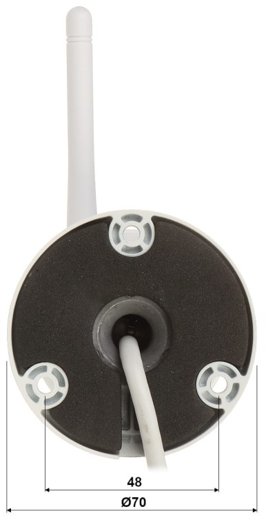 KAMERA IP IPC-HFW1230DS-SAW-0280B Wi-Fi - 1080p 2.8mm DAHUA-1361596