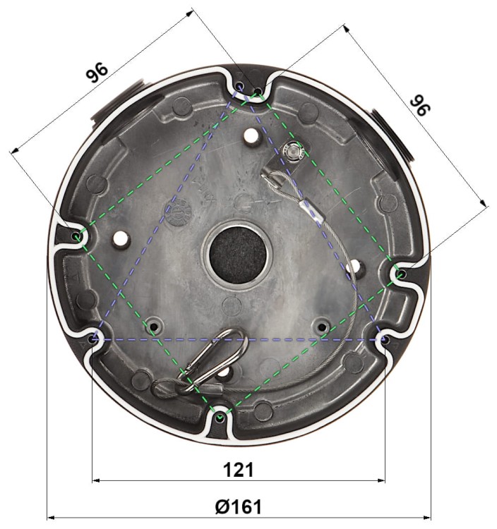 UCHWYT KAMERY PFA138-BLACK DAHUA-1336336