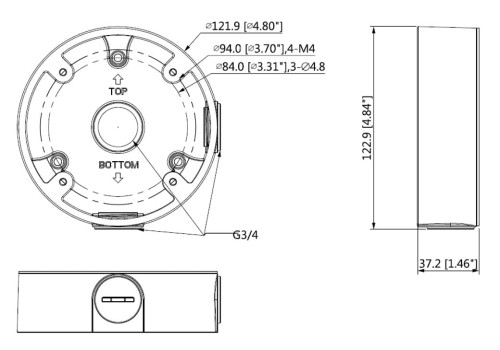 UCHWYT KAMERY PFA13C DAHUA-1343174