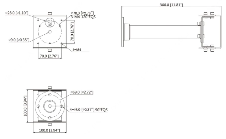 UCHWYT KAMERY PFB129W DAHUA-1325177