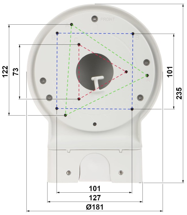 UCHWYT DO KAMER KULISTYCH PFB211W DAHUA-1330545