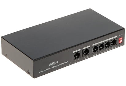 SWITCH POE PFS3006-4ET-36 4-PORTOWY DAHUA-1322046