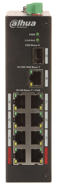 SWITCH PRZEMYSŁOWY POE PFS3110-8ET-96-V2 8-PORTOWY SFP DAHUA-1326285