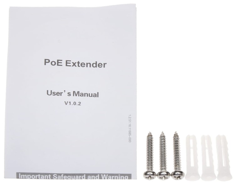 SWITCH POE / EXTENDER PFT1300 3-PORTOWY DAHUA-1337648