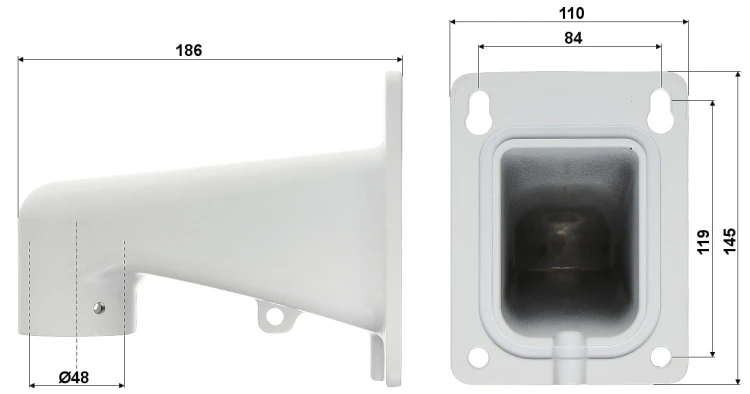 KAMERA IP SZYBKOOBROTOWA ZEWNĘTRZNA SD6CE245U-HNI - 1080p 3.95... 177.7mm DAHUA-1337552