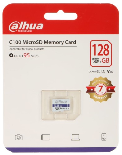 KARTA PAMIĘCI TF-C100/128GB microSD UHS-I 128GB DAHUA-1328835
