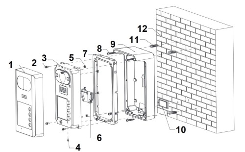 OBUDOWA NATYNKOWA VTM07R DAHUA-1323251