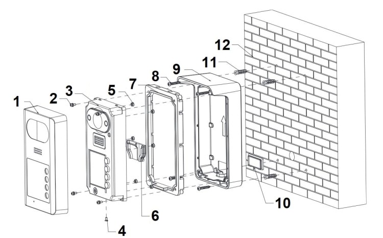 OBUDOWA NATYNKOWA VTM07R DAHUA-1323251