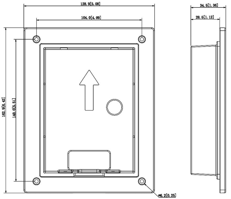 OBUDOWA PODTYNKOWA VTM114 DAHUA-1334445