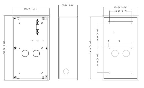 OBUDOWA PODTYNKOWA VTM127 DAHUA-1334506