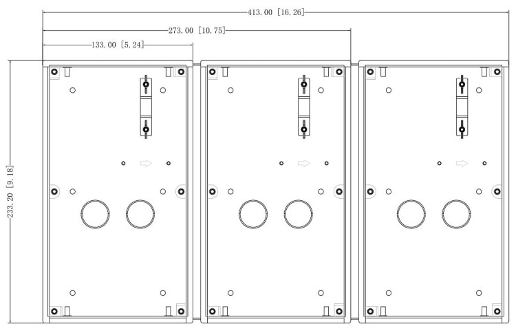 OBUDOWA PODTYNKOWA VTM127 DAHUA-1334507