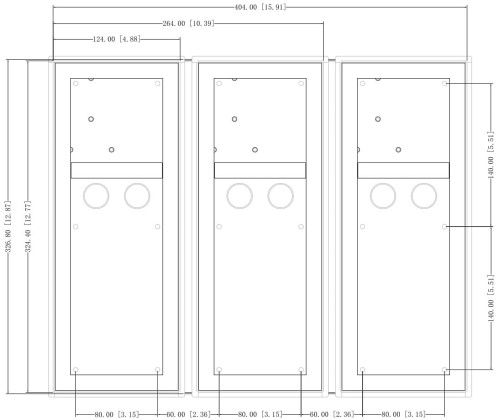 OBUDOWA PODTYNKOWA VTM128 DAHUA-1334515