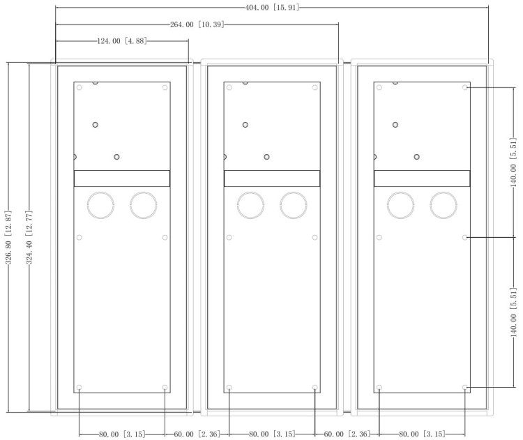 OBUDOWA PODTYNKOWA VTM128 DAHUA-1334515