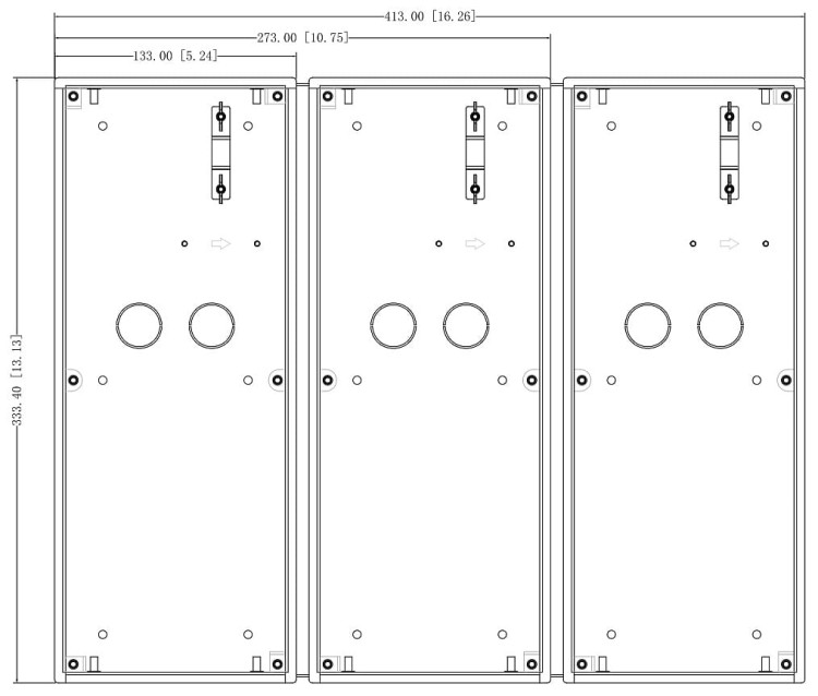 OBUDOWA PODTYNKOWA VTM128 DAHUA-1334514