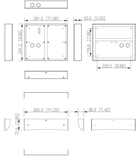OBUDOWA NATYNKOWA VTM54R4 DAHUA-1323035