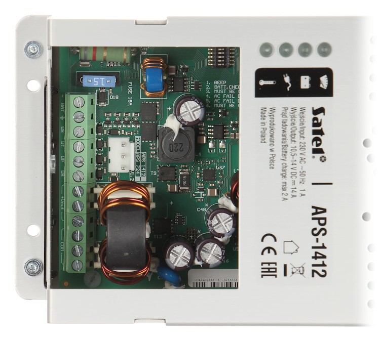 ZASILACZ BUFOROWY IMPULSOWY APS-1412 SATEL-1335378