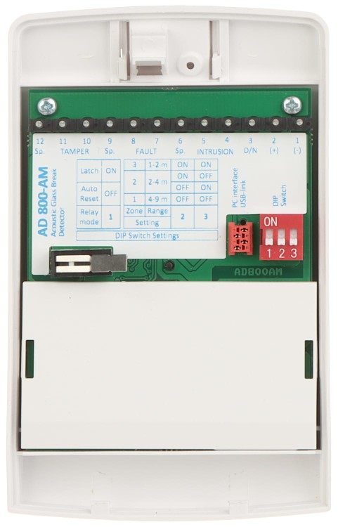 CZUJKA AKUSTYCZNA ZBICIA SZKŁA AD800-AM ALARMTECH-1326014