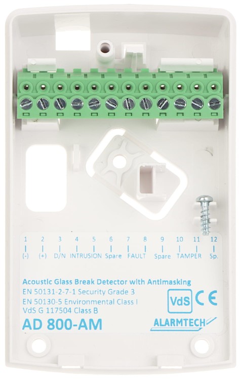 CZUJKA AKUSTYCZNA ZBICIA SZKŁA AD800-AM ALARMTECH-1326015