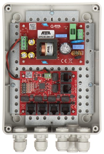 SWITCH POE IP-5-11-M2 5-PORTOWY ATTE-1331723
