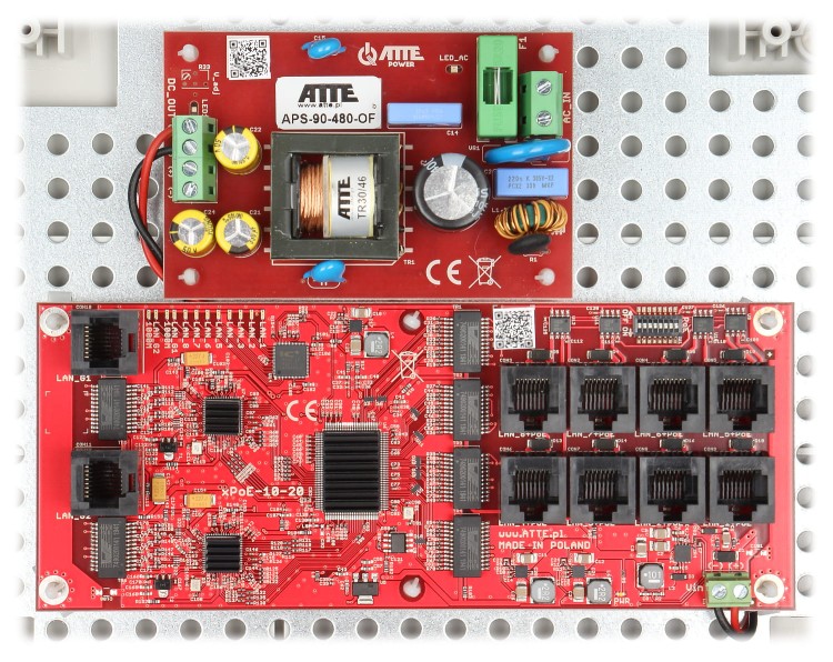 SWITCH POE IP-8-20-L2 8-PORTOWY ATTE-1331718