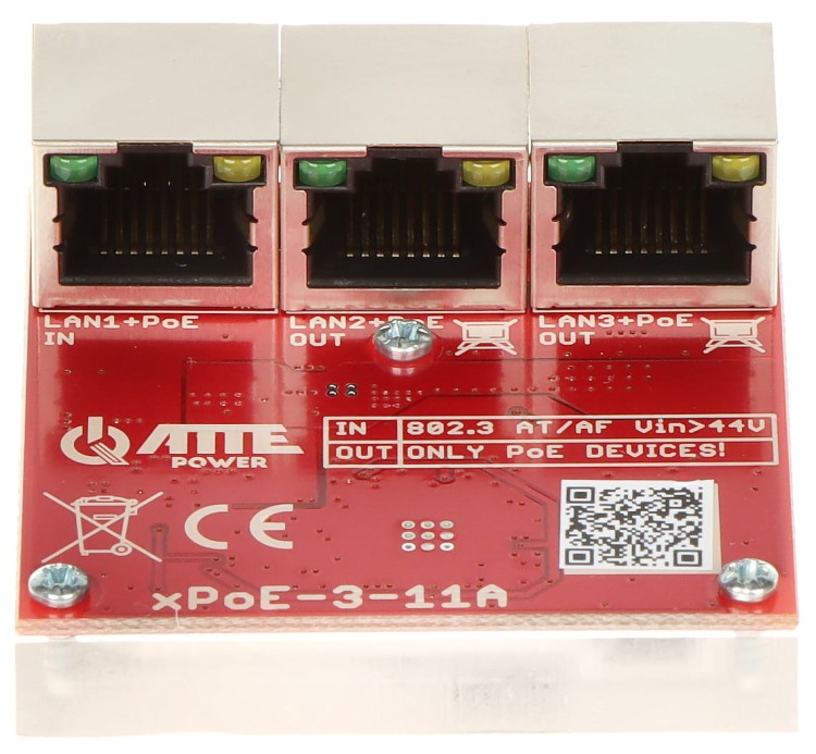 SWITCH POE / EXTENDER XPOE-3-11A 3-PORTOWY ATTE-1329700
