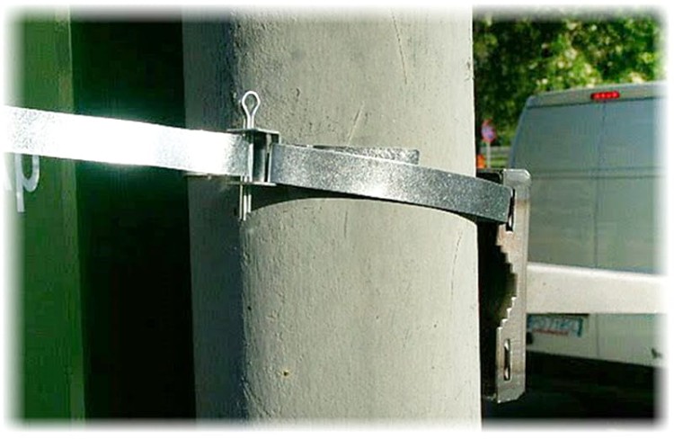 UCHWYT OBUDOWY NA SŁUP BRP-20W-1354050