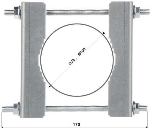 UCHWYT NA SŁUP OR-100/S-1338060