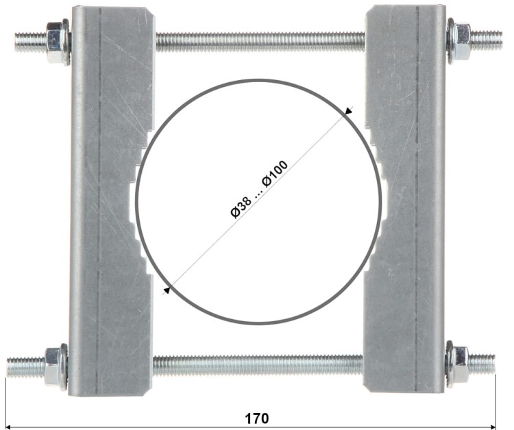 UCHWYT NA SŁUP OR-100/S-1338060