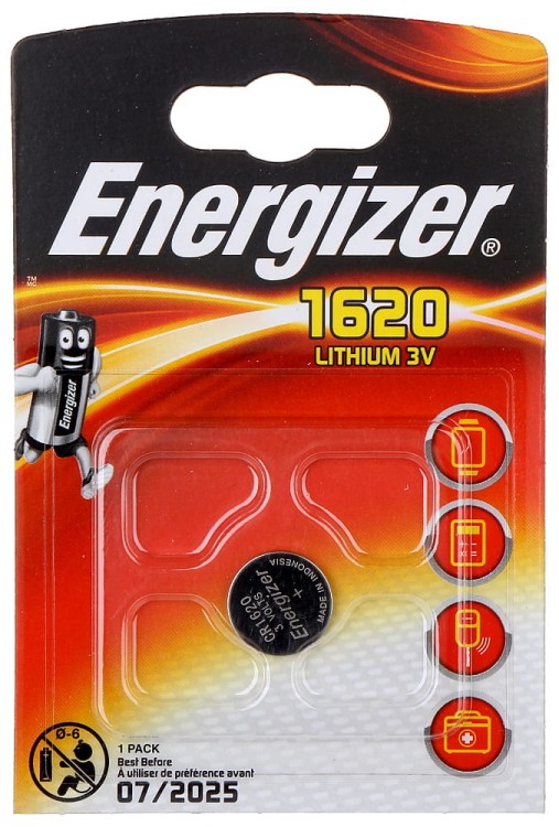 BATERIA LITOWA BAT-CR1620 ENERGIZER-1343910