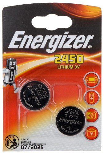 BATERIA LITOWA BAT-CR2450*P2 ENERGIZER-1343863