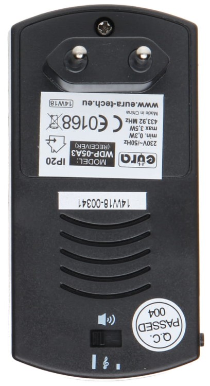 DZWONEK BEZPRZEWODOWY WDP-05A3 AC 230V EURA-1351509