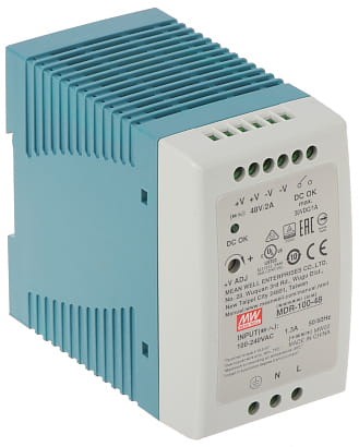 ZASILACZ IMPULSOWY MDR-100-48 MEAN WELL-1332175